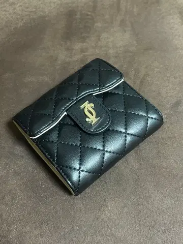 크로스 J 퀼트 지갑 시리즈 미니 지갑 블랙