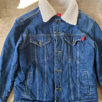 MAGASIN 빈티지 90s 퍼 데님 자켓 레트로