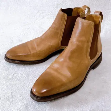 새상품급 Berwick 버윅 사이드 고어 부츠 UK 6 카멜 376