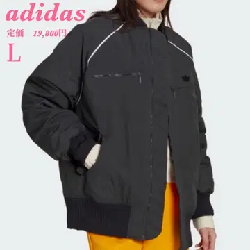새상품급 [ adidas ] 아디다스 방한 봄버 자켓 L 블랙