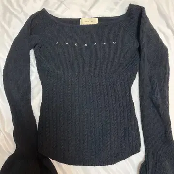 ANOMARY 블랙 긴팔 상의