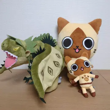 몬헌 봉제 인형 3종 세트