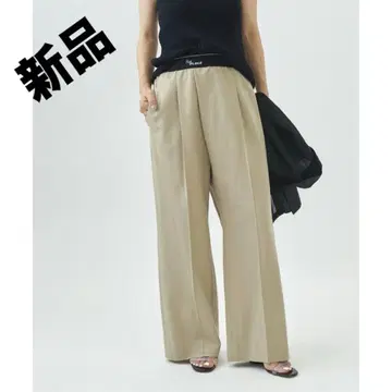 가격 인하했습니다 [ 새상품 ] 로고 허리 이지 팬츠 plage