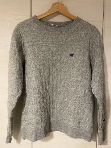 챔피온 M 그레이 퀼팅 맨투맨