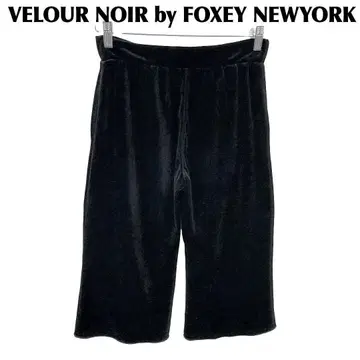 [ 새상품급 ] 벨로아 느와르 바이 폭시 허리밴딩 이지 팬츠 38 블랙