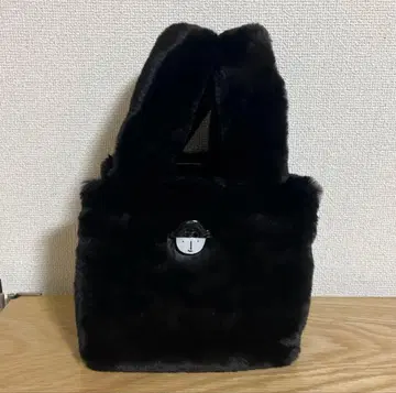 카사 피코네 퍼 백 블랙