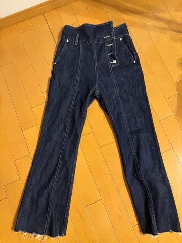 EMODA 다크 블루 플레어 팬츠