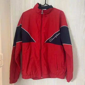 Champion 나일론 자켓 M 레드/네이비