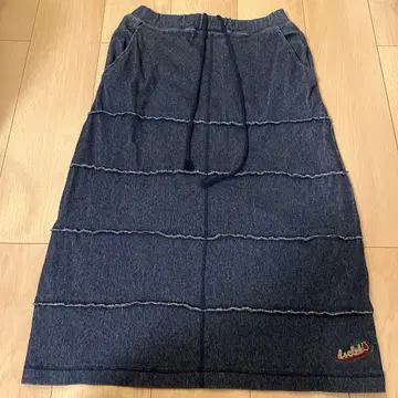 Drug Store's 데님 원단 롱 스커트