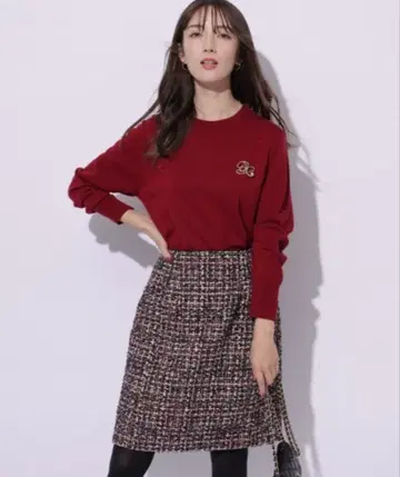 Apuweiser-riche 트위드 미니 스커트