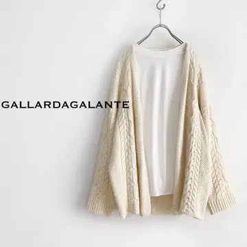GALLARDAGALANTE 케이블 니트 가디건