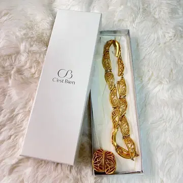 니나리치 목걸이 귀찌 세트 골드