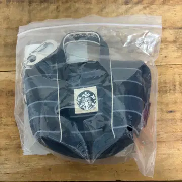 대만 한정판 스타벅스 메쉬 파우치 블랙