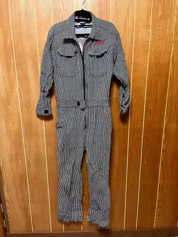 Snap-on 스냅온 스트라이프 오버롤 M 사이즈