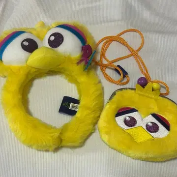 USJ 유니버셜 머리띠 코인 케이스 세서미 스트리트 빅 버드