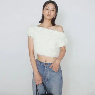 SeaRoomlynn PoodleYarn 2wayShort 니트탑