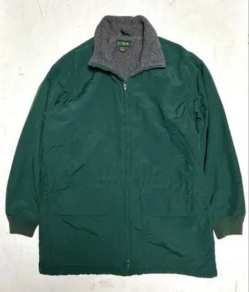 90s J.crew 나일론 플리스 롱 자켓 거인 택