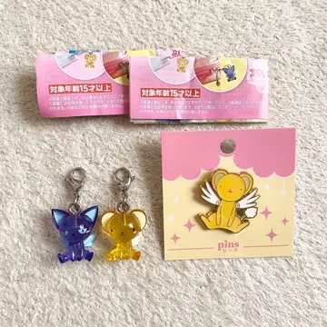 카드캡터 사쿠라 메지루시 액세서리 케로짱 스피 피규어 3종