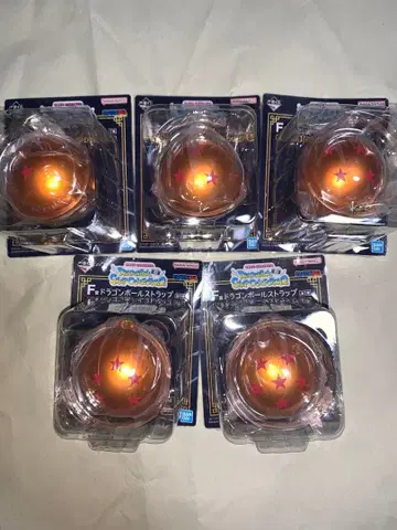 제일복권 드래곤볼 DRAGONBALL SNAP F상 5종 세트