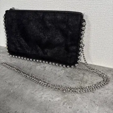 ZARA WOMAN 블랙 스웨이드풍 숄더백