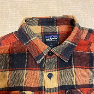 patagonia 체크 무늬 플란넬 셔츠 S