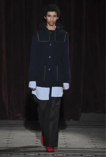 WALES BONNER 24AW Library Duffle Coat