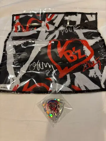 B'z FYOP 가챠 파이버 타월 & 피크