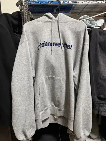 thisisneverthat 그레이 후드티 M