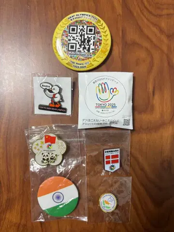 데플린림픽 2025 핀 배지 세트!!!
