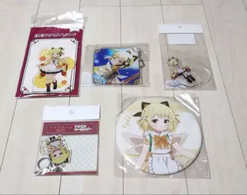 프리마돌 월하 아크릴 스탠드 키링 캔뱃지 5개 세트