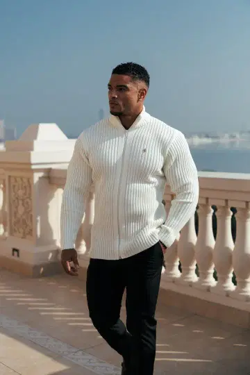 FATHER SONS FS9096 크림 니트 가디건