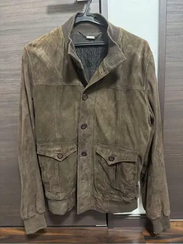 르 센티에 스웨이드 자켓 브라운