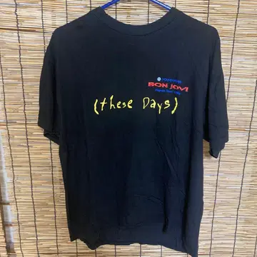 본 조비 T셔츠 90s 블랙