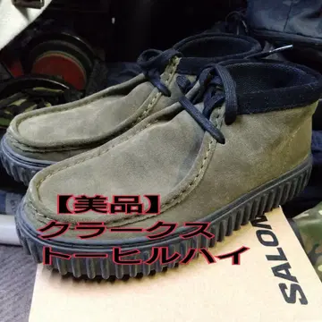 [새상품급] Clarks 토힐하이 다크 그린 스웨이드