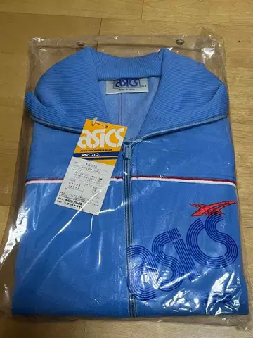 레트로 asics 라이트 블루 저지 M~L 사이즈!