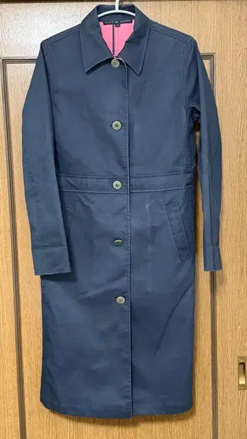 랄프 로렌 트렌치코트 면 두꺼운 원단