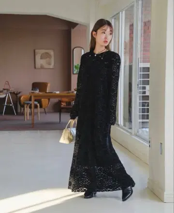 Kastane 벨로아 원피스 포멀 드레스