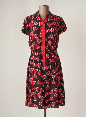 부티크 모스키노 원피스 모스키노 리본 빨간색