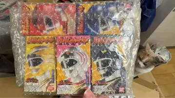 미개봉 백수전대 가오레인저 피규어 6체 세트 반다이