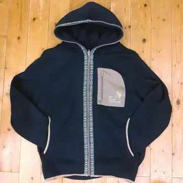 고 슬로우 카라반 gsc 네이비 마운틴 후드티