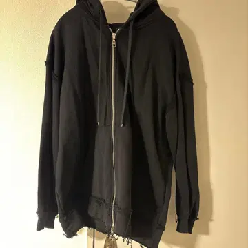 HARE 블랙 후드티 S 사이즈