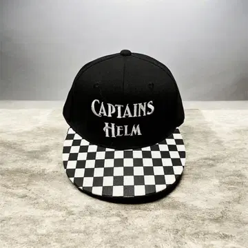 CAPTAINS HELM 체크 무늬 깃발 야구 모자