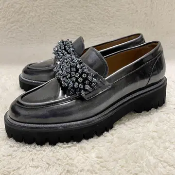 Pertini 페르티니 통굽 트랙 밑창 비쥬 로퍼