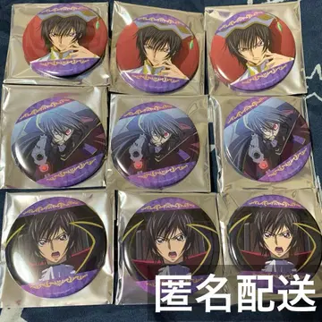 코드기어스 럭키 캔뱃지 캔뱃지 를르슈 x 9