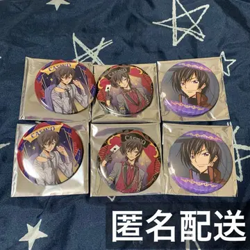 코드기어스 럭키 캔뱃지 캔뱃지 를르슈 x 6