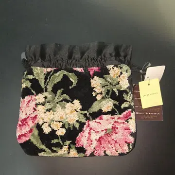 [ 미사용 새상품 ] LAURA ASHLEY 셔닐 플라워 복조리