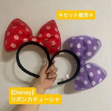 디즈니 리본 머리띠 [ 세트 ]