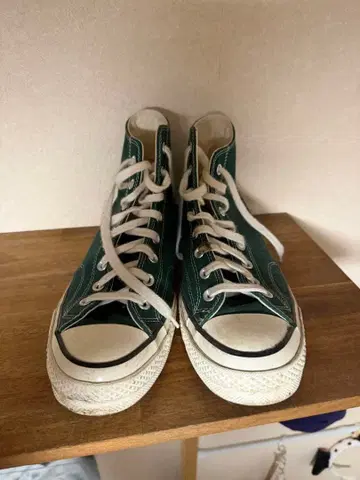 일본 국내 미판매 CONVERSE CT70 그린 하이컷
