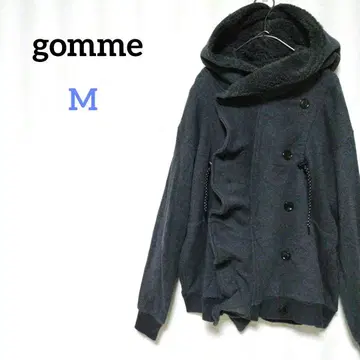 밴딩 더블 버튼 후드티 보아 변형 마키 히로시게 자켓