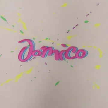 Domico 도미코 자수 롱 슬리브 T셔츠